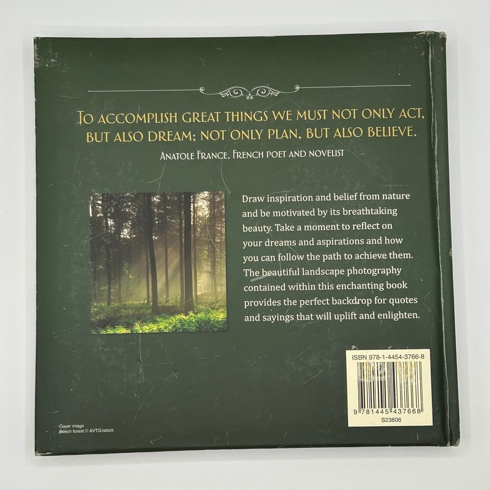 Believe and Achieve Collection of Inspirational Thoughts Images Hardcover Book - Picture 6 of 9